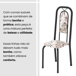 Conjunto Sala de Jantar com 4 Cadeiras Lara - 8