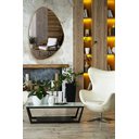 Ver imagem 1 de Espelho Decorativo Organico 100x70 com Borda Moldura em Lamina de Madeira Grande