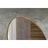 Espelho Decorativo Organico 100x70 com Borda Moldura em Lamina de Madeira Grande - 4