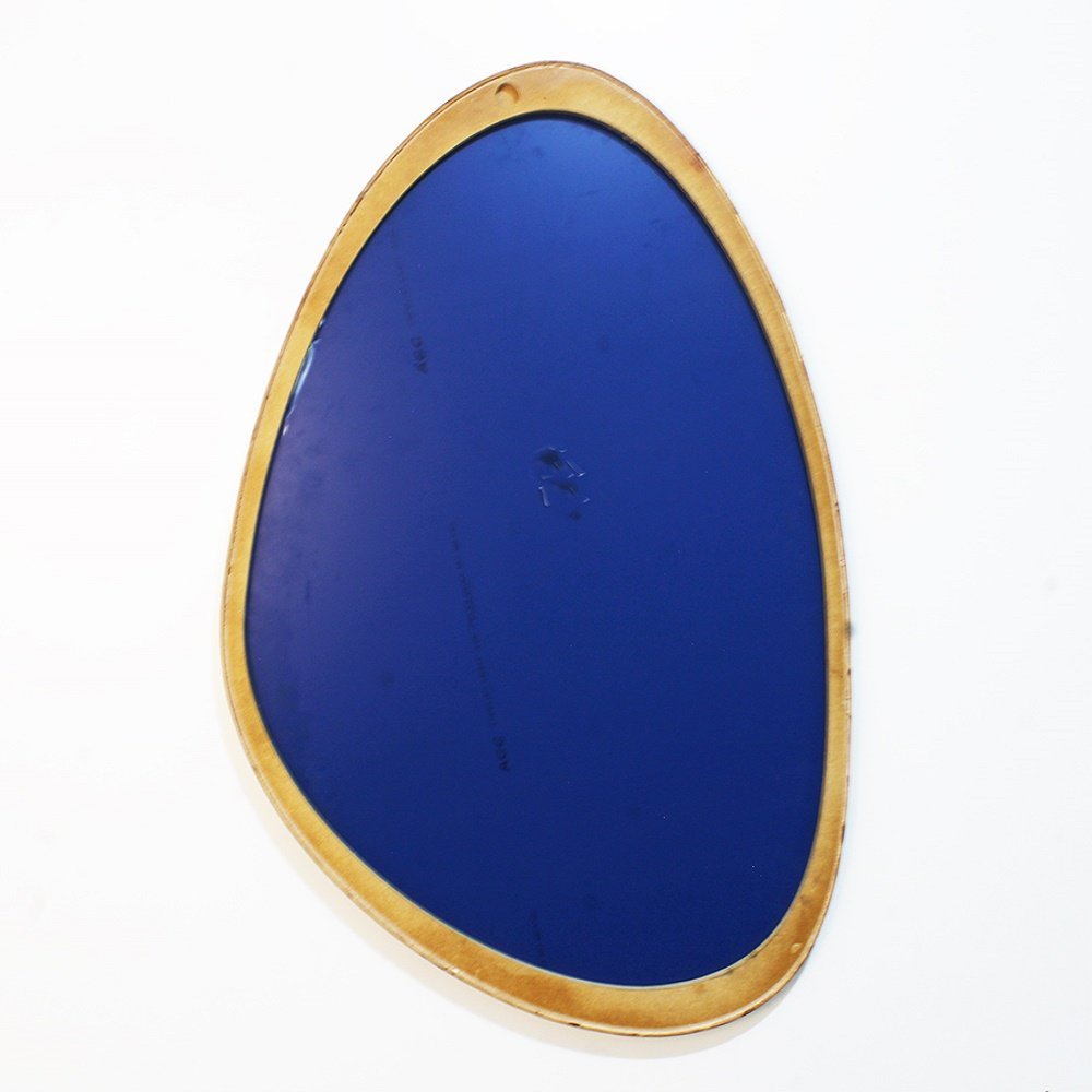 Espelho Decorativo Organico 100x70 com Borda Moldura em Lamina de Madeira Grande - 6