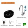 Kit Cuba Ov43 com Torneira Luxo 1195 Metal e Válvula Click 1 Polegada G e Sifão Pvc e Flexível Compa - 3
