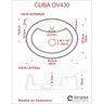 Kit Cuba Ov43 com Torneira Luxo 1195 Metal e Válvula Click 1 Polegada G e Sifão Cromado e Flexível C - 8