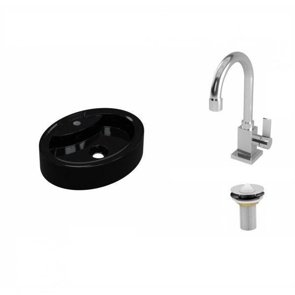 Kit Cuba OV43 com Torneira Luxo 1195 e Válvula 1 Polegada Compace - 2