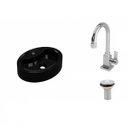 Ver imagem 2 de Kit Cuba Ov43 com Torneira Luxo 1195 e Válvula 1 Polegada Compace