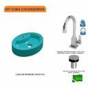 Ver imagem 3 de Kit Cuba Ov43 com Torneira Luxo 1195 e Válvula Click 1 Polegada B Compace