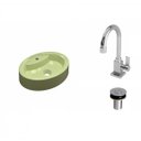 Ver imagem 2 de Kit Cuba Ov43 com Torneira Luxo 1195 e Válvula Click 1 Polegada B Compace