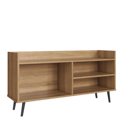 Rack Retro 120cm Tv até 50 Polegadas com Prateleira Mel Rk0009cc
