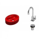 Ver imagem 2 de Kit Cuba Ov43 com Torneira Luxo 1195 e Válvula Click 1 Polegada B Compace