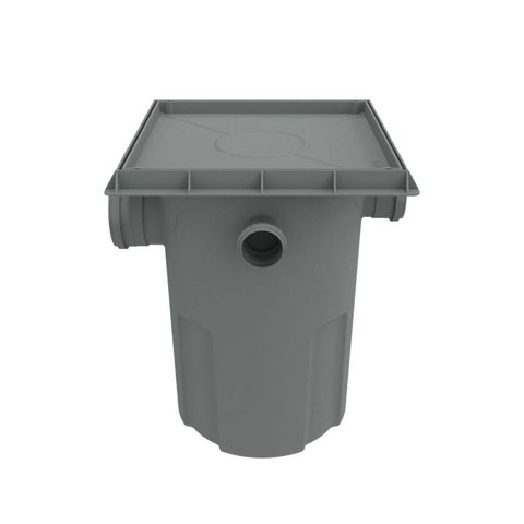 Caixa de Gordura com Tampa Oculta Astra Cinza