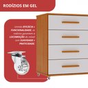 Ver imagem 3 de Cômoda com Nicho 8 Gavetas Carol Freijó e Off White Batrol
