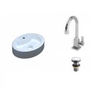 Ver imagem 2 de Kit Cuba Ov43 com Torneira Luxo 1195 e Válvula Click 1 Polegada G Compace