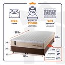 Ver imagem 2 de Cama Box Alford Molas Ensacadas King 193x203 King House