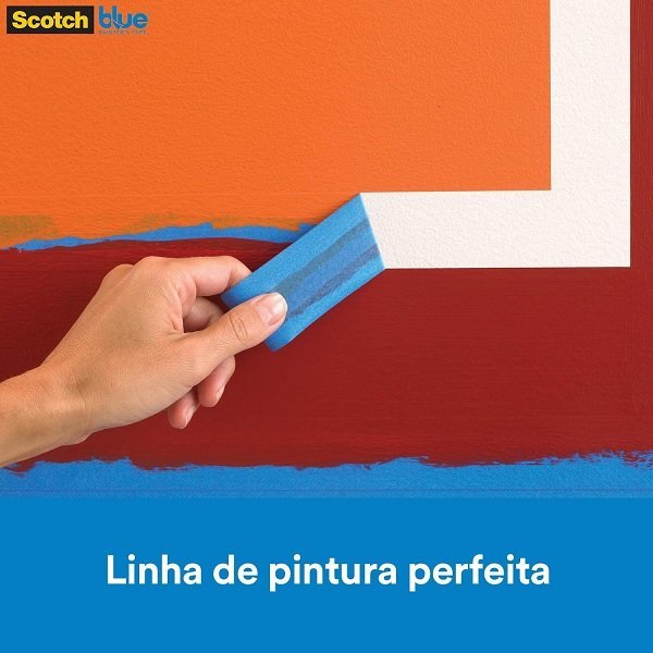 Kit com 6 Fita Crepe Blue Tape Profissional 3M 24MM X 50M - 4