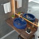 Ver imagem 1 de Kit Cuba Ov43 com Torneira Luxo 1195 Metal 1/4 Volta Compace