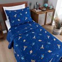 Ver imagem 1 de Colcha Solteiro Bouti Kids Dupla Face Estampado 2 Peças Galaxia