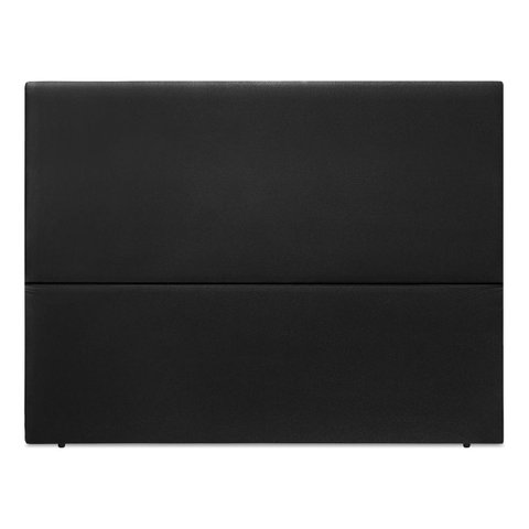 Cabeceira Cama Box Reta King 195cm Luna Corino C/frame Preto