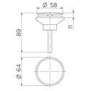 Ver imagem 3 de Válvula para Lavatório Oculta Docol 9226CE Ônix