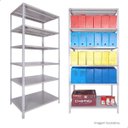 Ver imagem 7 de Estante de Aço 195x42x92c Multiuso Organizadora 6 Prateleiras