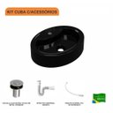 Ver imagem 3 de Kit Cuba Ov43 com Válvula Click 1 Polegada B e Sifão Pvc e Flexível Compace