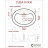Kit Cuba Ov43 com Válvula Click 1 Polegada B e Sifão Pvc e Flexível Compace - 7