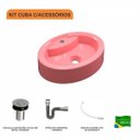 Ver imagem 3 de Kit Cuba Ov43 com Válvula Click 1 Polegada B e Sifão Cromado e Flexível Compace