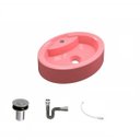 Ver imagem 2 de Kit Cuba Ov43 com Válvula Click 1 Polegada B e Sifão Cromado e Flexível Compace