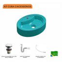 Ver imagem 3 de Kit Cuba Ov43 com Válvula Click 1 Polegada G e Sifão Pvc e Flexível Compace