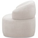 Ver imagem 6 de Kit 2 Poltronas Giratórias Sala de Estar Living Orgânico Carmen F04 Bouclê Cru - Lyam Decor