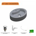 Ver imagem 3 de Kit Cuba Ov43 com Válvula Click 1 Polegada G e Sifão Pvc e Flexível Compace