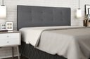 Ver imagem 4 de Cabeceira Cama Box Casal 160cm - Cinza Suede