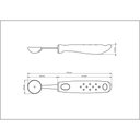 Ver imagem 5 de Boleador Tramontina Utilitá em Aço Inox com Cabo de Polipropileno Preto 2,9 Cm Tramontina