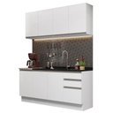 Ver imagem 1 de Cozinha Completa Glamy Com Armário E Balcão sem Tampo E Pia