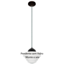 Ver imagem 3 de Pendente Dourado para Montagem de Lustres de Globos Boca 10