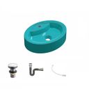 Ver imagem 2 de Kit Cuba Ov43 com Válvula Click 1 Polegada G e Sifão Cromado e Flexível Compace