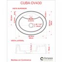 Ver imagem 7 de Kit Cuba Ov43 com Válvula Click 1 Polegada G e Sifão Cromado e Flexível Compace