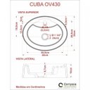 Ver imagem 7 de Kit Cuba Ov43 com Válvula Click 1 Polegada G e Sifão Cromado e Flexível Compace