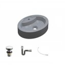 Ver imagem 2 de Kit Cuba Ov43 com Válvula Click 1 Polegada G e Sifão Cromado e Flexível Compace