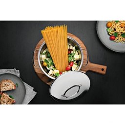 Caçarola Funda Tramontina Allegra em Aço Inox com Fundo Triplo 20 Cm 3,1 L Tramontina - 8