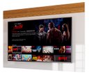 Ver imagem 1 de Painel para TV Life 1.8 Off White com Freijó - MóveisAqui