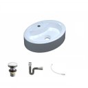 Ver imagem 2 de Kit Cuba Ov43 com Válvula Click 1 Polegada G e Sifão Cromado e Flexível Compace