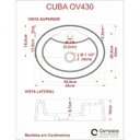 Ver imagem 5 de Kit Cuba Ov43 com Válvula Metal 1 Polegada Compace