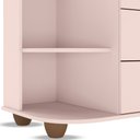 Ver mais imagens de Cômoda Infantil com Cantoneira e 4 Gavetas 100% Mdf New Lorena Rosê - Phoenix Phoenix Baby