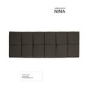 Ver imagem 1 de CABECEIRA DE CAMA BOX PAINEL 195 NINA SUEDE MARROM TOPÁZIO