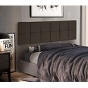 Ver imagem 2 de CABECEIRA DE CAMA BOX PAINEL 195 NINA SUEDE MARROM TOPÁZIO