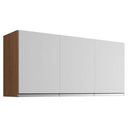 Armário Aéreo para Cozinha Ambiente Andréia 3 Portas 120cm Ajl - 5