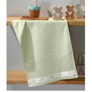 Toalha de Banho Velour para Bordar Baby Classic Dohler - Verde