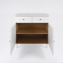 Aparador Buffet Ditália 2 Gavetas 2 Portas R-629 Cor:Branco - 3