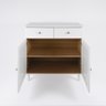 Aparador Buffet Ditália 2 Gavetas 2 Portas R-629 Cor:Branco - 3