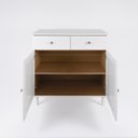 Ver imagem 4 de Aparador Buffet Ditália 2 Gavetas 2 Portas R-629 Cor:Branco