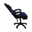 Ver imagem 2 de Cadeira Gamer Stillus Ergonômica com Apoio para Os Pés - Azul + E-book